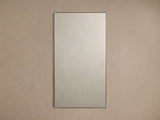 Lira Rectangular Bath Wall Mirror in Nickel