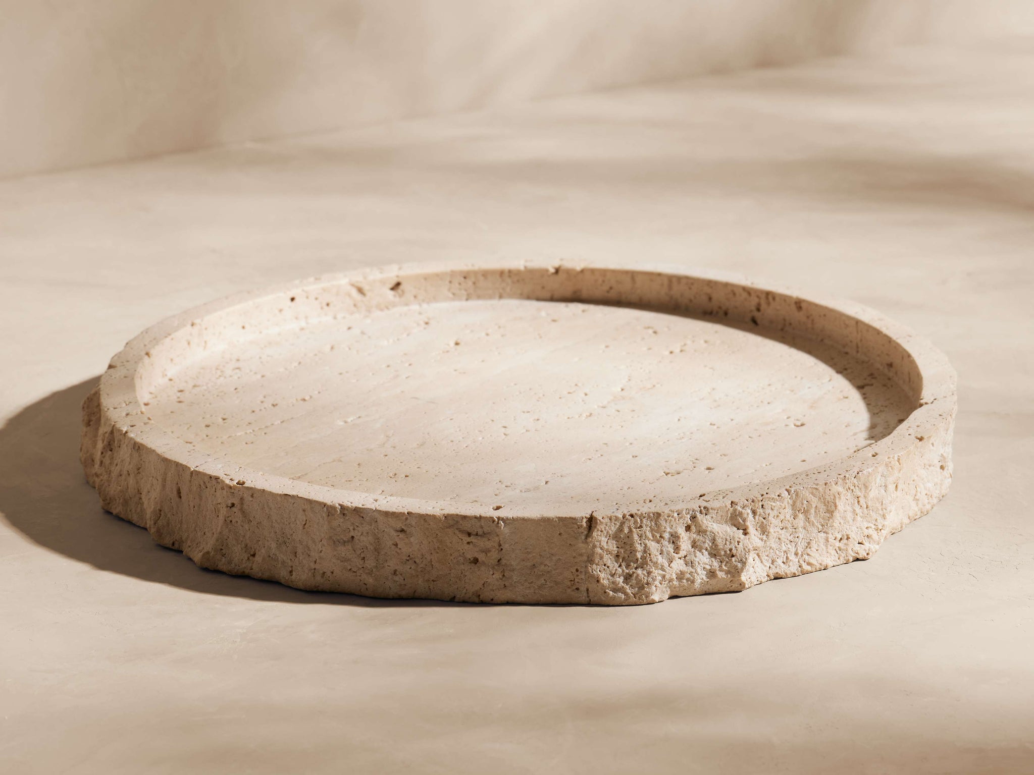 Travertine Bath Tray