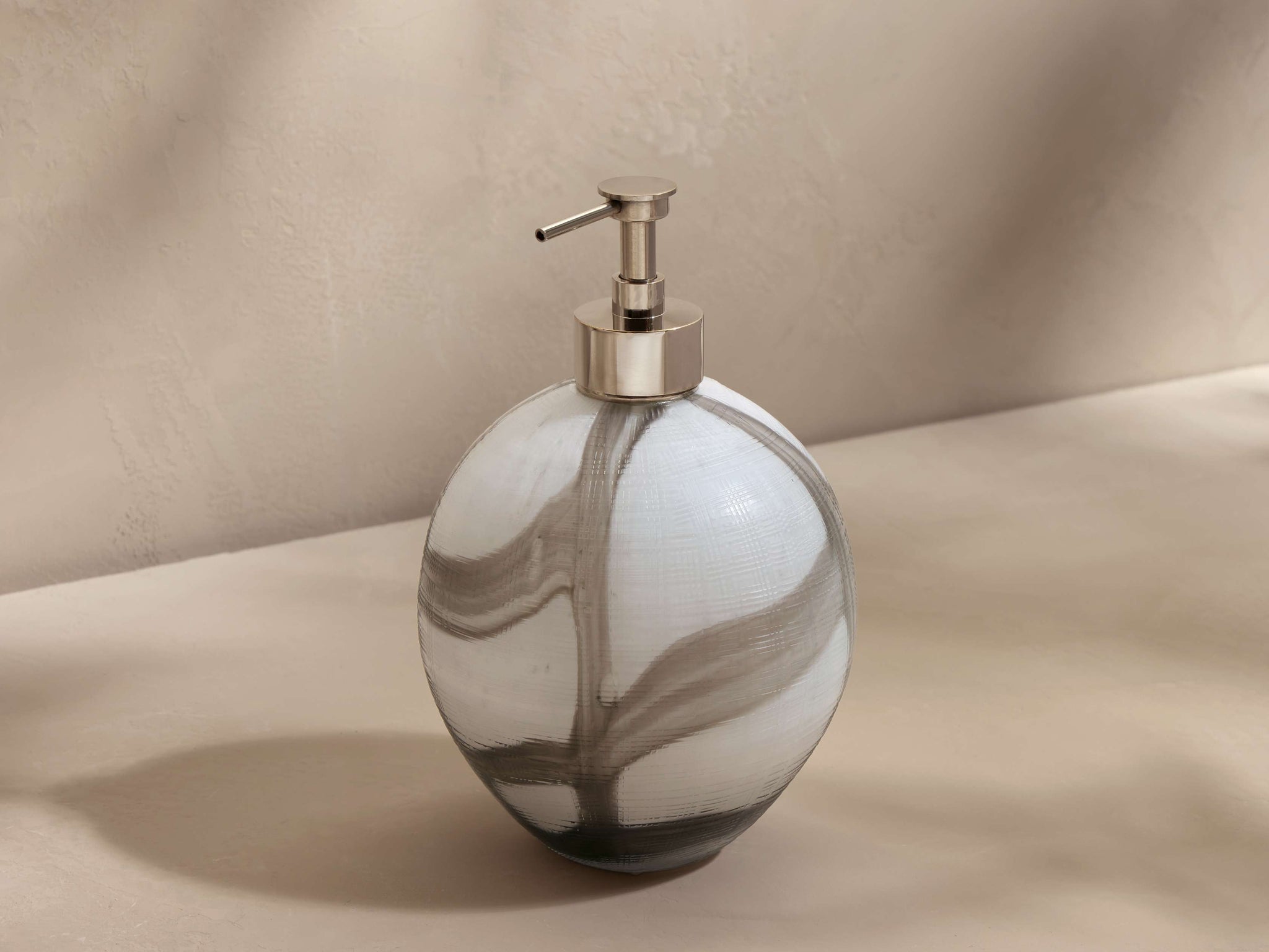 Abilene Bath Pump in Ash Swirl