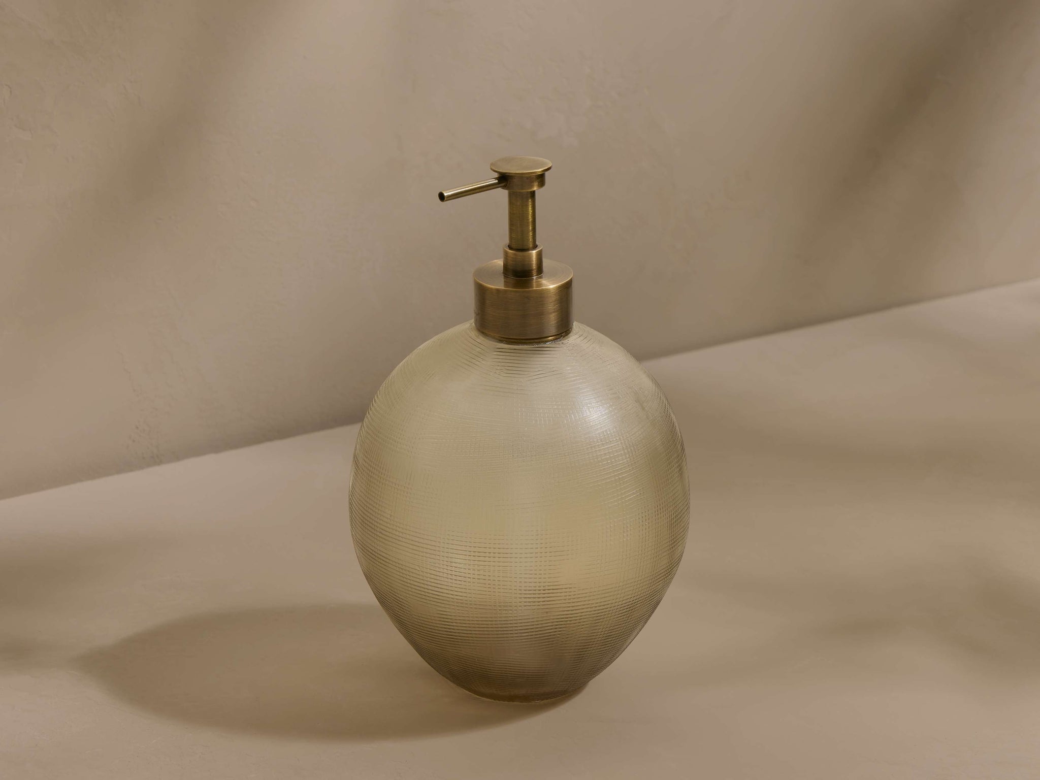 Abilene Bath Pump in Olive Smoke