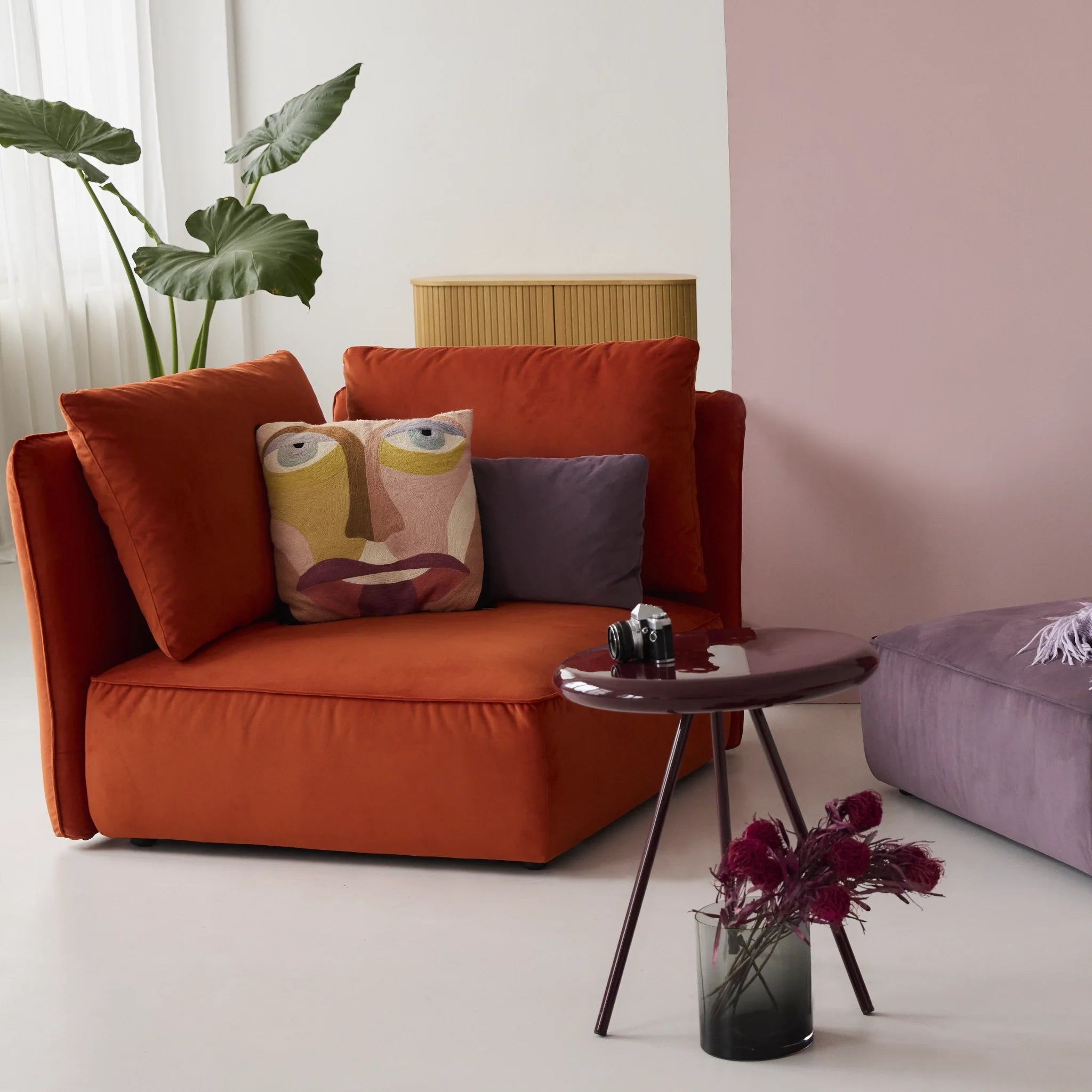 Eckelement für modulares Sofa NICA