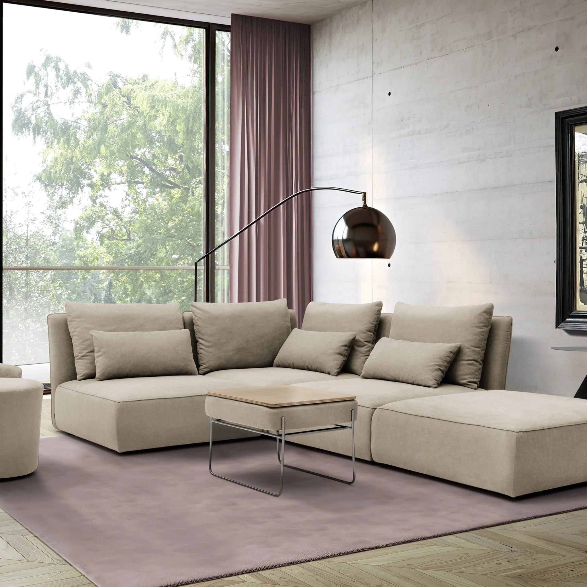 Modulares Ecksofa in L-Form NICA